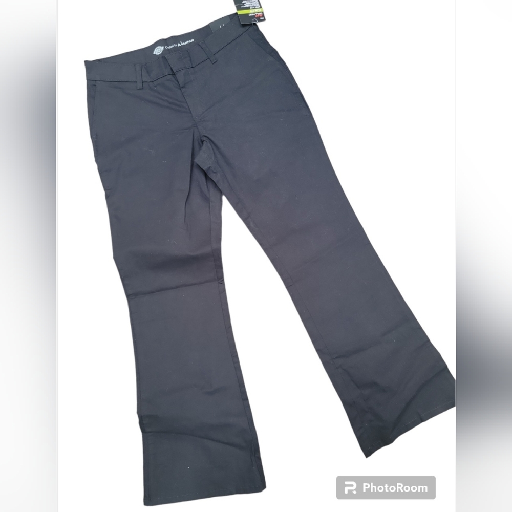 Dickies Flex Twill Pant Slim Fit Bootcut Black 12R NWT - Picture 6 of 6